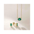 East West Oval Necklace in 