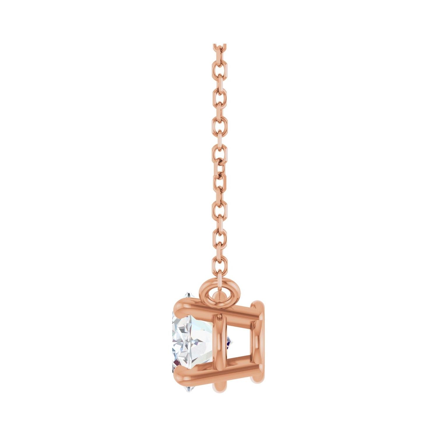 East West Oval Necklace in 