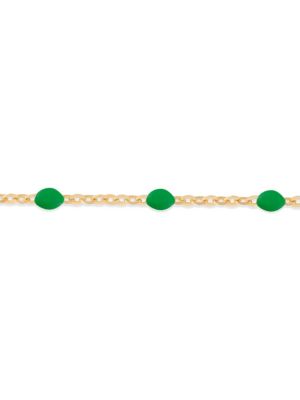  Enamel Bead Chain Necklace Fun Beaded Colorful Chain