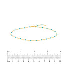  Enamel Bead Chain Necklace Fun Beaded Colorful Chain