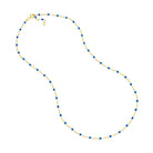  Enamel Bead Chain Necklace Fun Beaded Colorful Chain