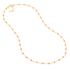  Enamel Bead Chain Necklace Fun Beaded Colorful Chain