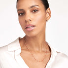  Enamel Bead Chain Necklace Fun Beaded Colorful Chain