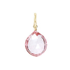 Gift-ready Large Gold-fill Pink Topaz briolette charm USA