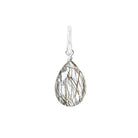 Gift-ready Large Gold-fill Rutilated Quartz briolette charm USA