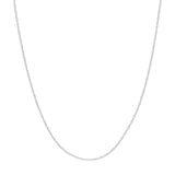 Pendant rope chain in gold, style and length variant variant--10K-white-gold variant--16in variant--18in variant--14K-white-gold variant--20in