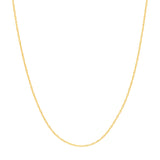 Pendant rope chain in 10K yellow gold, 14 inch length variant--10K-yellow-gold variant--16in variant--18in variant--14K-yellow-gold variant--20in