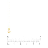 Pendant rope chain in gold, style and length variant variant--10K-yellow-gold variant--16in variant--18in variant--14K-yellow-gold variant--20in