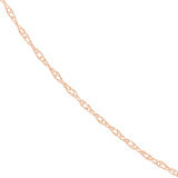 Pendant rope chain in gold, style and length variant variant--10K-rose-gold variant--16in variant--18in variant--14K-rose-gold variant--20in