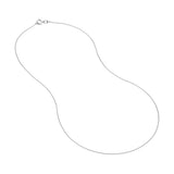 Tiny cable chain in 14K gold, front view variant--14K-white-gold variant--16in variant--18in variant--20in