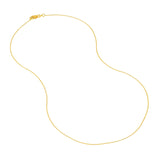 Lightweight gold-fill cable chain for layering yellow gold variant--18K-yellow-gold variant--16in variant--18in