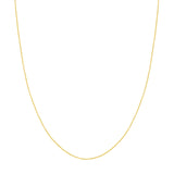 Classic cable chain necklace in solid 14K yellow gold variant--Gold-fill variant--16in variant--18in variant--20in variant--14K-yellow-gold