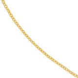 close up of 14k yellow gold cable chain links variant--14K-yellow-gold variant--16in variant--18in variant--20in