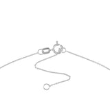 Tiny cable chain in 14K gold, on model variant--14K-white-gold variant--16-18in