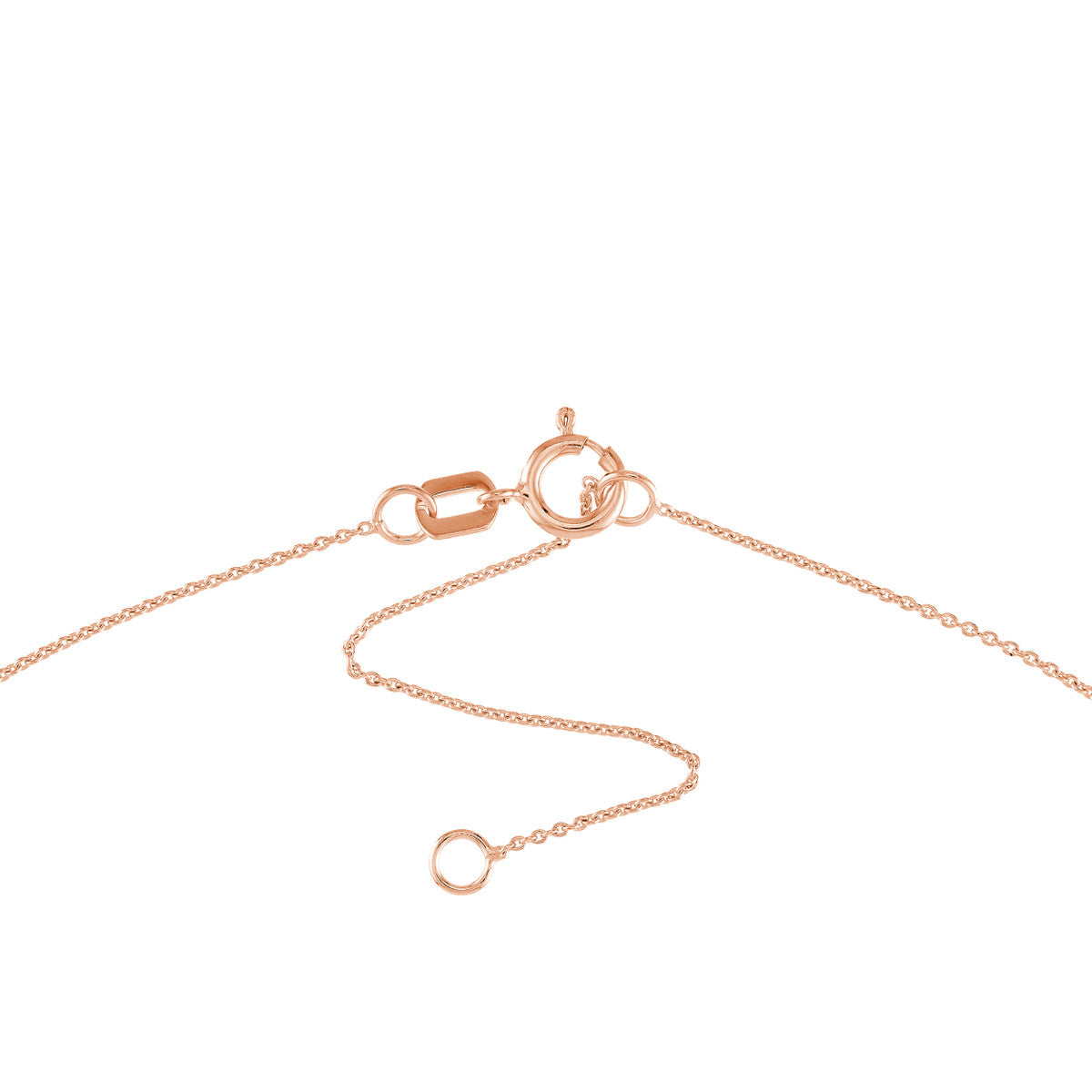 Pendant rope chain in gold, style and length variant variant--14K-rose-gold variant--16-18in