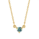 14K yellow gold-Alexandrite-Solitaire-Necklace-Lovely-Birthstone-Necklace variant--Alexandrite variant--14K-yellow-gold