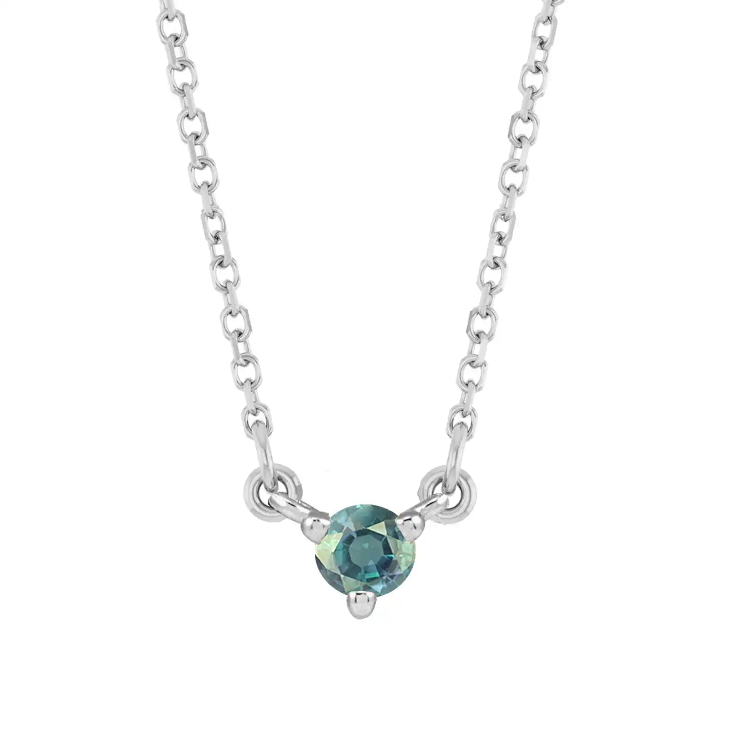 Sterling silver Alexandrite-Solitaire-Necklace-Lovely-Birthstone-Necklace variant--Alexandrite variant--Sterling-silver