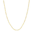 Necklace (18 in) White Enamel Bead Chain Necklace Fun Beaded Colorful Chain