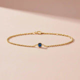 sapphire gemstone bracelet yellow gold