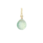 Gift-ready Small Gold-fill Prehnite briolette charm USA