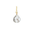 Gift-ready Small Gold-fill Rutilated Quartz briolette charm USA