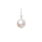 Gift-ready Small Sterling silver Pearl briolette charm USA