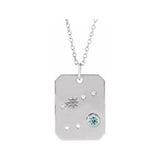 Cancer zodiac constellation pendant in sterling silver, ideal for astrology lovers. variant--Sterling-silver