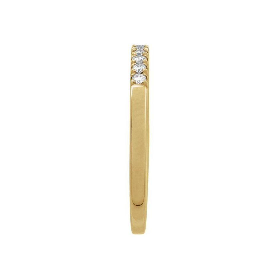 -Birthstone Stackable Band-