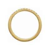 -Birthstone Stackable Band-