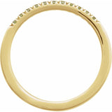 Close-up of peridot birthstone ring in solid yellow gold variant--14K-yellow-gold