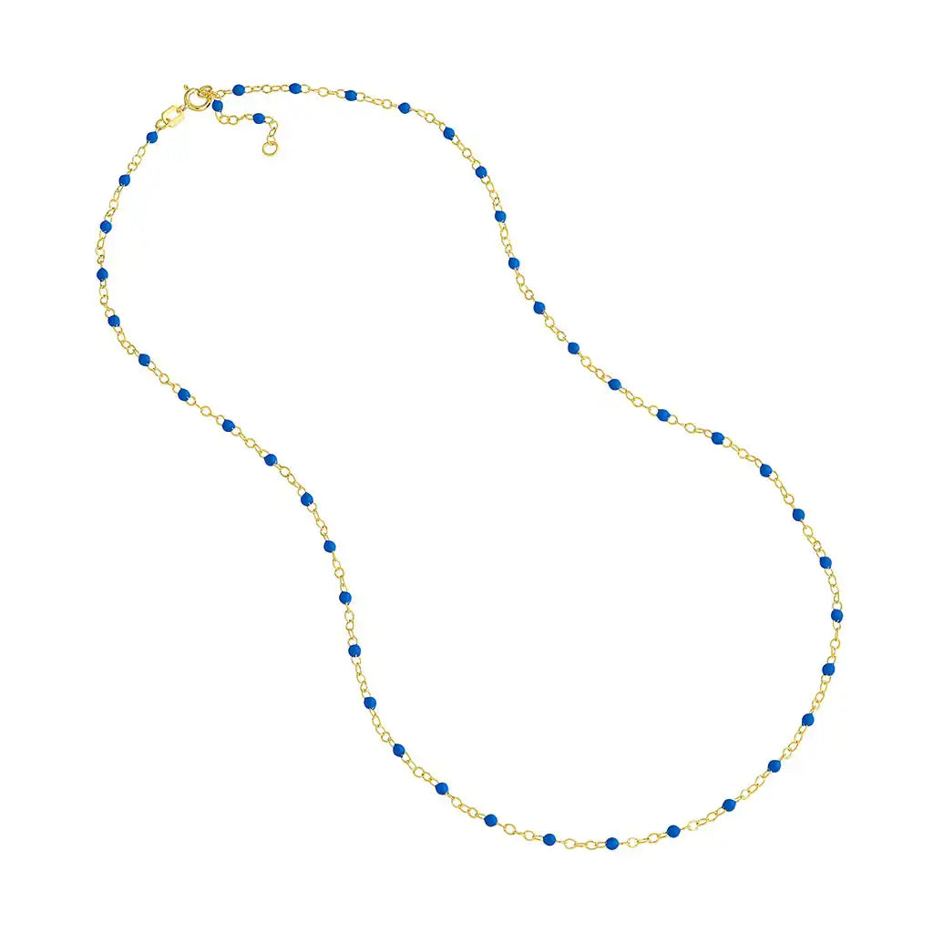 (7.5-in)(10-in)(18-in)(7.5-in)(10-in)(18in) variant--Blue variant--Gold-fill variant--Bracelet-(7.5-in) variant--Anklet-(10-in) variant--Necklace-(18in) variant--14K-yellow-gold