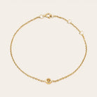 Sterling silver Citrine bracelet, Sterling silver Citrine birthstone bracelet, Sterling silver Citrine gemstone bracelet