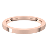 Elegant 18K rose gold stacking band rose gold variant--18K-rose-gold