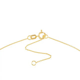 Natural garnet pendant necklace in sterling silver, close-up of setting in sterling silver