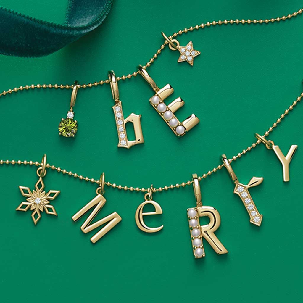 Diamond-cut bead chain necklace in 14K yellow gold