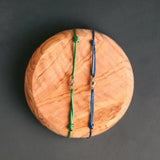 Stacked gemstone and diamond evil eye bracelets