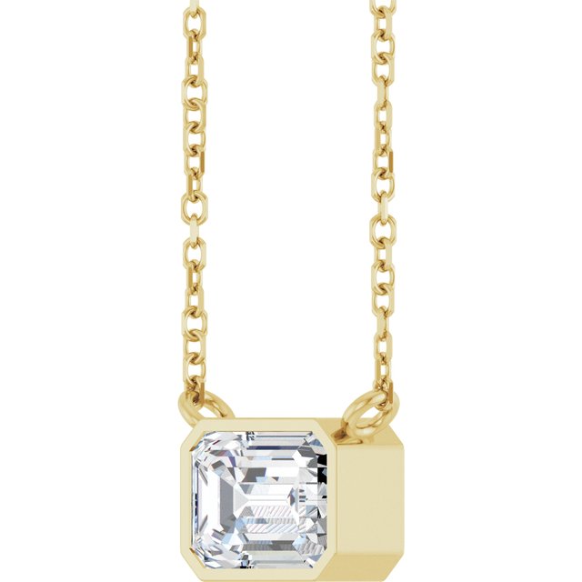 Minimalist diamond necklace worn with daily staples