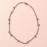 Double Strand Labradorite Necklace