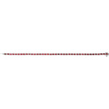 Elegant ruby tennis bracelet modern heirloom white gold variant--14K-white-gold