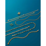 flat editorial shot gemstone gold jewelry