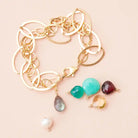 Gift-ready custom gemstone bracelet with eco-friendly packaging