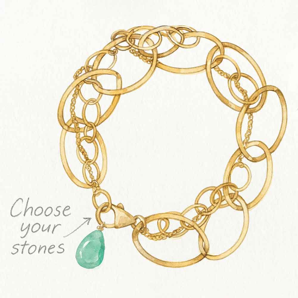 Custom Gemstone Bracelet