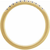 June birthstone stacking ring in yellow gold with color-changing alexandrite detail view variant--14K-yellow-gold