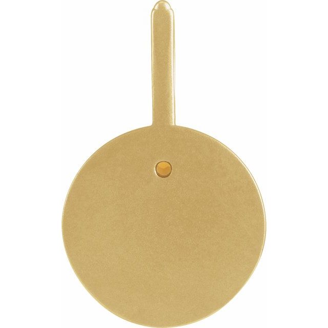 Leo zodiac charm back view