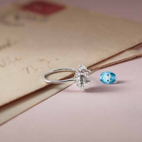 march birthstone jewelry, aquamarine birthstone jewelry, aquamarine ring