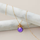  necklace, gemstone necklace, birthstone necklace