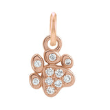 Diamond paw charm in 14k rose gold variant--14K-rose-gold