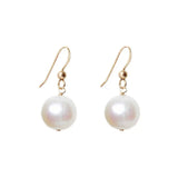 Gold-fill Pearl birthstone earrings variant--Gold-fill variant--Pearl