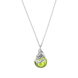 Trista' - Peridot Necklace - erin gallagher variant--Peridot variant--Sterling-silver