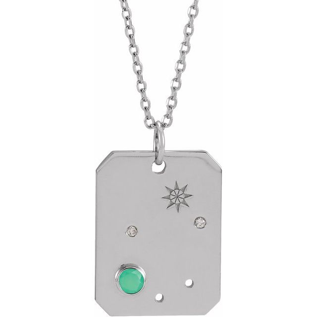 Sterling silver Libra [constellation necklace], Libra Zodiac Constellation Necklace, Sterling silver Libra necklace